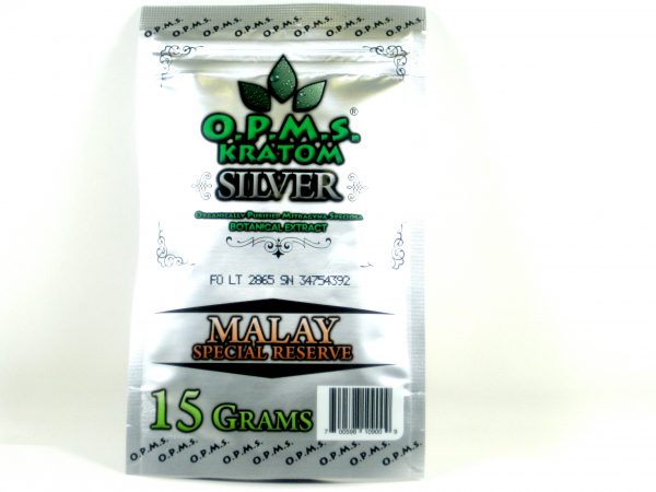 OPMS kratom Silver Malay Special Reserve 15g-30 caps
