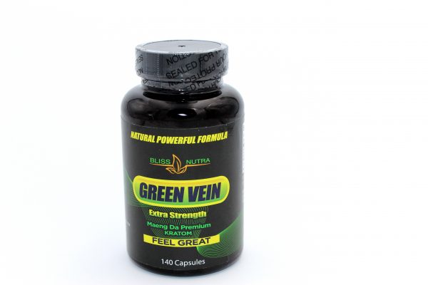 Green Vein Extra Strength Maeng Da Kratom- 140ct